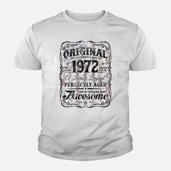 Vintage Legend Made In 1972 The Original 48Th Birthday A8 Youth T-shirt | Crazezy UK