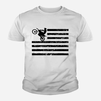 Vintage Usa American Flag Youth T-shirt | Crazezy