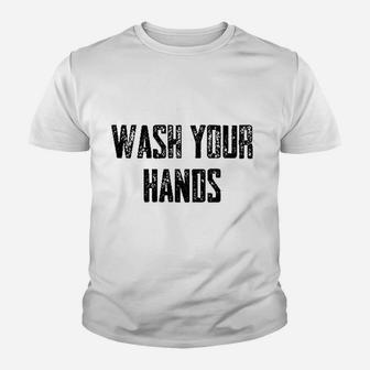Wash Your Hands Youth T-shirt | Crazezy DE