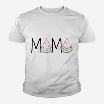 Watermelon Mama - Mothers Day Gift - Funny Melon Fruit Youth T-shirt | Crazezy CA