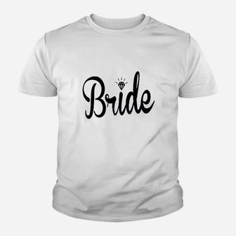 Wedding Bride Youth T-shirt | Crazezy UK