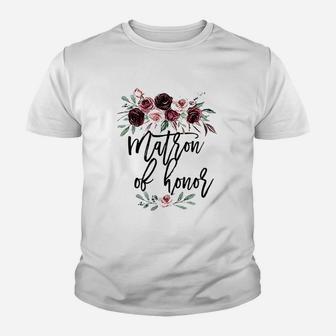 Wedding Gift For Best Friend Sister Mother Matron Of Honor Youth T-shirt | Crazezy UK