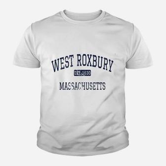 West Roxbury Massachusetts Youth T-shirt | Crazezy