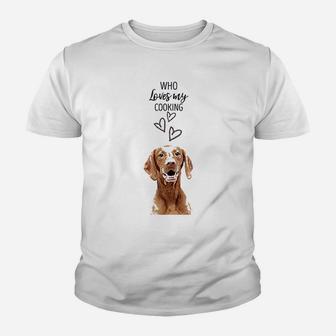 Who Loves My Cooking Youth T-shirt | Crazezy CA