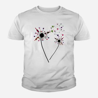 Wine Dandelion Drinking Wine Rosé For Wine Lovers Rosé Lover Youth T-shirt | Crazezy AU