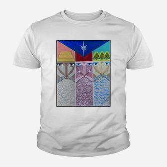 Wise Men Still Seek Him Tres Reyes Puerto Rico Flag Boricua Sweatshirt Youth T-shirt | Crazezy