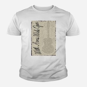 With Arms, Wide Open Youth T-shirt - Thegiftio UK