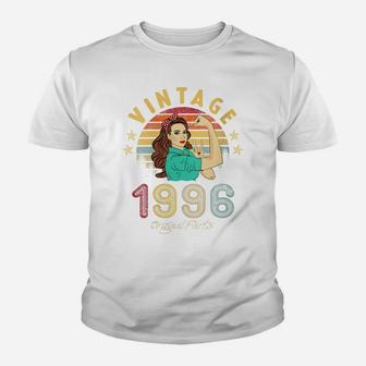 Womens 26 Year Old Vintage 1996 Made In 1996 26Th Birthday Women Youth T-shirt | Crazezy AU