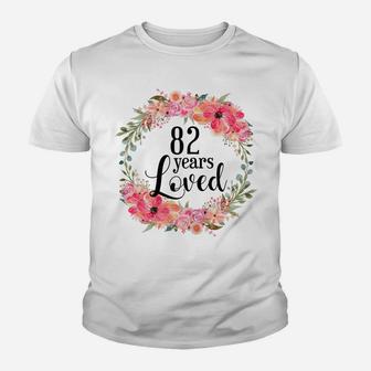 Womens 82Nd Birthday Gifts 82 Years Old Loved Awesome Since 1939 Youth T-shirt | Crazezy DE