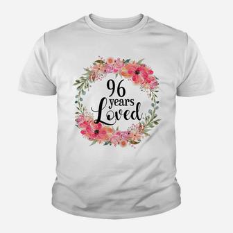 Womens 96Th Birthday Gifts 96 Years Old Loved Awesome Since 1925 Youth T-shirt | Crazezy DE
