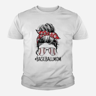 Womens Baseball, Sport Mom, Proud Mom, Baseball Sunglasses Raglan Baseball Tee Youth T-shirt | Crazezy AU