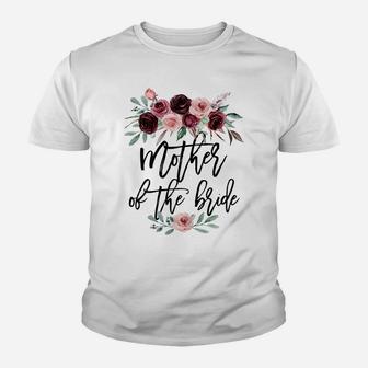 Womens Bridal Shower Wedding Gift For Bride Mom Mother Of The Bride Youth T-shirt | Crazezy
