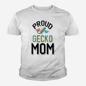 Womens Cute Pet Gecko Owner - Proud Gecko Mom Youth T-shirt | Crazezy