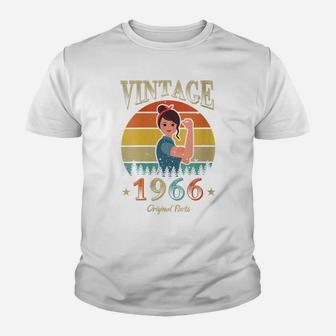 Womens Made In 1966 56Th Birthday 56 Years Old Vintage Women Youth T-shirt | Crazezy