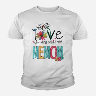 Womens Memom Gift I Love Being Called Mother's Day Youth T-shirt | Crazezy CA