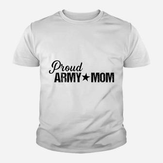 Womens Proud Army Mom Youth T-shirt | Crazezy