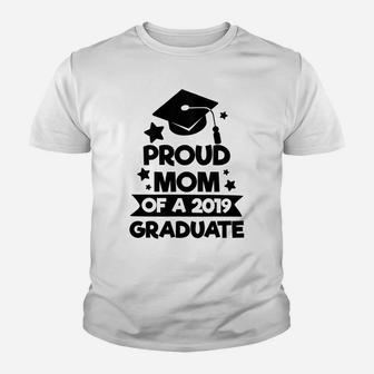 Womens Proud Mom Mother Of 2019 Graduate Grad Youth T-shirt | Crazezy DE