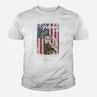 Womens Women Army Veteran, Veteran Of The United States Army Youth T-shirt | Crazezy UK