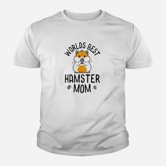 World Best Hamster Mom For Girls Women Kids Kawaii Youth T-shirt | Crazezy DE