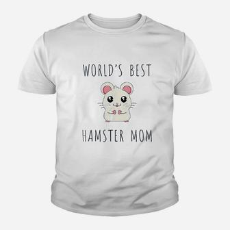 Worlds Best Hamster Mom Youth T-shirt | Crazezy CA