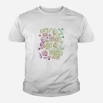 Wrecked Neon Sketches Youth T-shirt | Crazezy