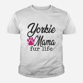 Yorkie Mama Dog Mom Yorkshire Terrier Gift Women Youth T-shirt | Crazezy CA