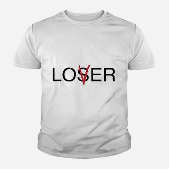 You Will Float Too Loser Lover Horror Scary Clown Youth T-shirt | Crazezy