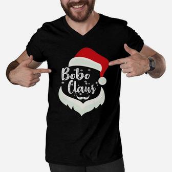 Bobo Claus Santa Claus Funny Xmas Gift For Dad Grandpa Sweatshirt Men V-Neck Tshirt | Crazezy CA