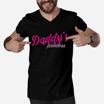 Daddys Princess Men V-Neck Tshirt | Crazezy