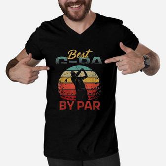 Father Day Best Gpa Par Golf Gifts For Dad Grandpa Men Men V-Neck Tshirt | Crazezy