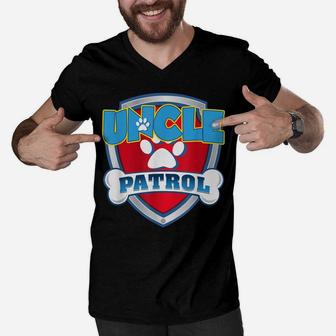 Funny Uncle Patrol - Dog Mom, Dad For Men Women Men V-Neck Tshirt | Crazezy DE