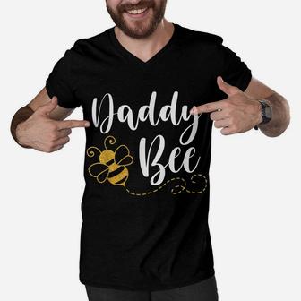 Happy Mother’S Day Daddy Bee Family Matching Cute Funny Men V-Neck Tshirt | Crazezy CA