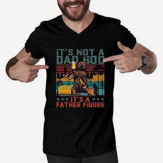 It Is Not A Dad Bod It Is A Father Figure Men V-Neck Tshirt | Crazezy UK