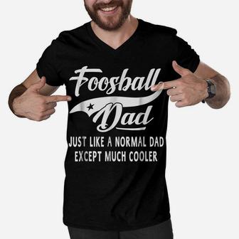 Men's Foosball Dad Father's Day Gift Men Foosball T-Shirt Men V-Neck Tshirt | Crazezy CA