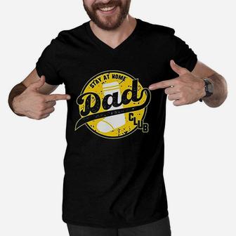 Stay At Home Dad Club Men V-Neck Tshirt | Crazezy