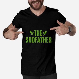 The Sodfather Men V-Neck Tshirt | Crazezy UK