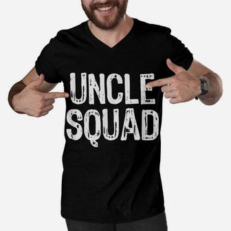 Uncle Squad Funny Gift Father's Day Men V-Neck Tshirt | Crazezy CA