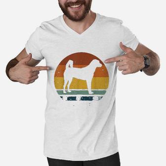 Anatolian Shepherd Vintage Retro Dog Mom Dad Gift Men V-Neck Tshirt | Crazezy CA