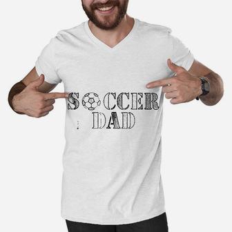 Soccer Dad Men V-Neck Tshirt | Crazezy UK