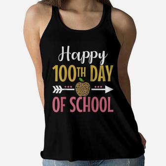 100Th Day Of School Teachers Womens Girls 100 Days Of School Raglan Baseball Tee Women Flowy Tank | Crazezy UK