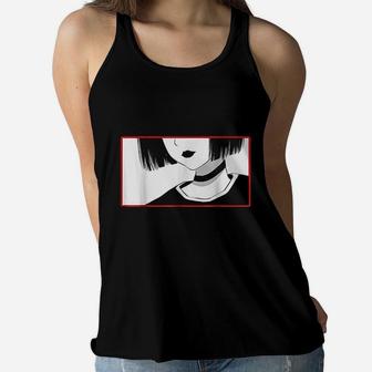 Aesthetic Goth Girl Soft Grunge Aesthetic Gothic Women Flowy Tank - Thegiftio