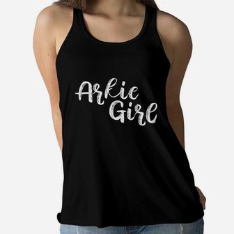 Arkie Girl Love Arkansas Heart Home Women Flowy Tank - Thegiftio