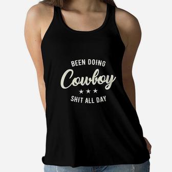 Been Doing Cowboy Women Flowy Tank | Crazezy CA