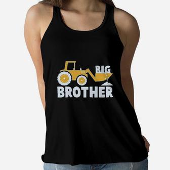 Big Brother Gift Tractor Loving Boy Women Flowy Tank | Crazezy DE