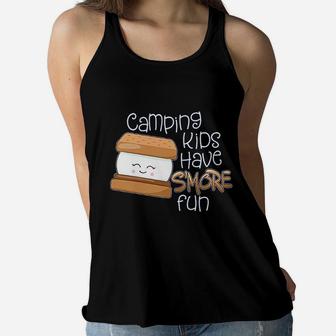 Camping Kids Have More Fun Women Flowy Tank | Crazezy CA