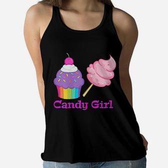 Candy Girl Women Flowy Tank | Crazezy