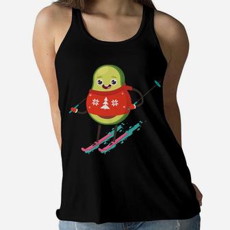 Christmas Vegan Funny Avocado Xmas Kids Boys Girls Gift Sweatshirt Women Flowy Tank | Crazezy DE
