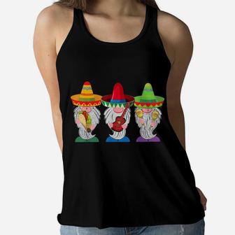 Cinco De Mayo Gnome Tacos Mexican Gift Men Women Kids Women Flowy Tank | Crazezy