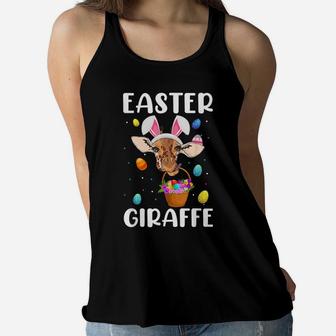 Cute Giraffee Easter Egg Basket Boys Girls Kids Animal Lover Women Flowy Tank | Crazezy DE
