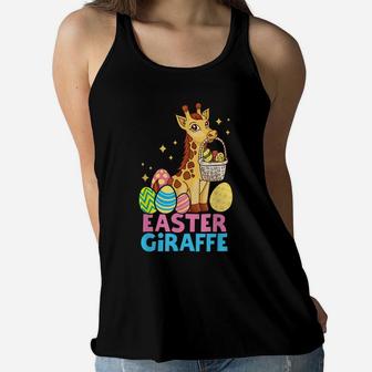 Cute Giraffee Easter Egg Basket Boys Girls Kids Animal Lover Women Flowy Tank | Crazezy DE